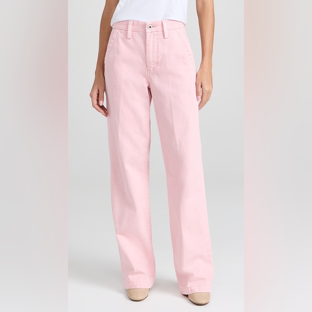 NEVER WORN PINK TAYLOR TROUSER LOW RISE